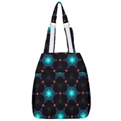 Ornament Pattern Color Background Center Zip Backpack