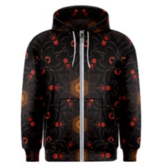 Ornament Background Tender Web Men s Zipper Hoodie by Pakrebo