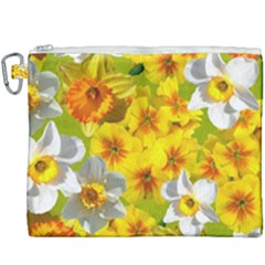 Daffodil Surprise Canvas Cosmetic Bag (xxxl)