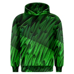 Fractal Rendering Background Green Men s Overhead Hoodie by Pakrebo