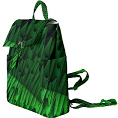 Fractal Rendering Background Green Buckle Everyday Backpack