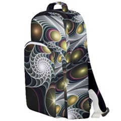 Fractal Bulbs Fantasy Curve Double Compartment Backpack