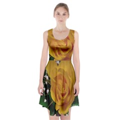 Yellow Rose Racerback Midi Dress by Riverwoman