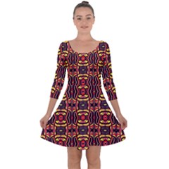 Ml 124 Quarter Sleeve Skater Dress by ArtworkByPatrick