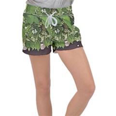 Garden Of The Phoenix  Women s Velour Lounge Shorts