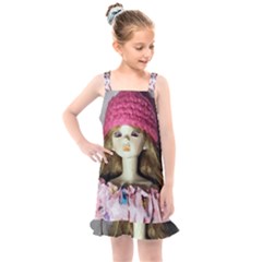 Cute In Pink Kids  Overall Dress