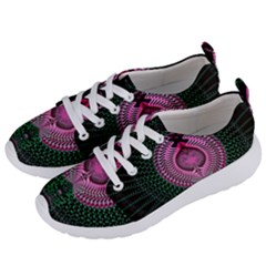 Fractal Traditional Fractal Hypnotic Women s Lightweight Sports Shoes by Pakrebo