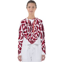 Abstract Geometric Art Fractal Women s Slouchy Sweat by Pakrebo