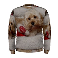 Cockapoo In Dog s Bed Men s Sweatshirt by pauchesstore