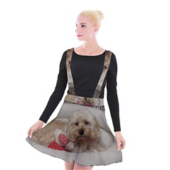 Cockapoo In Dog s Bed Suspender Skater Skirt