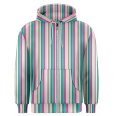 Candy Stripes 1 Men s Zipper Hoodie