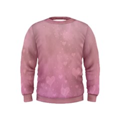 Lovely Hearts Kids  Sweatshirt by lucia