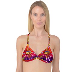 Boho Hippie Bus Reversible Tri Bikini Top by lucia