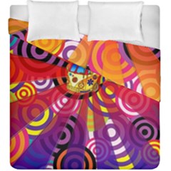 Boho Hippie Bus Duvet Cover Double Side (king Size) by lucia