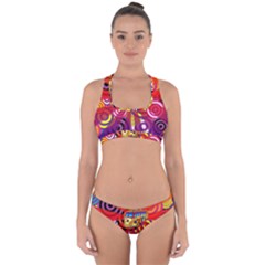 Boho Hippie Bus Cross Back Hipster Bikini Set by lucia