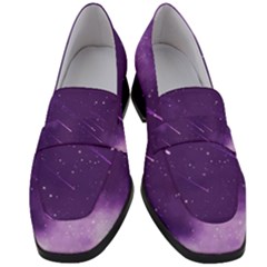 Meteors Women s Chunky Heel Loafers by bunart