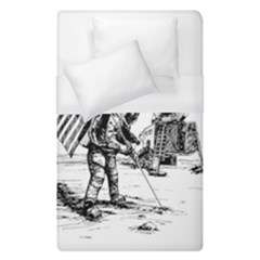 Apollo Moon Landing Nasa Usa Duvet Cover (single Size) by Sudhe