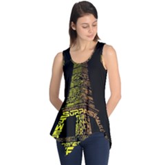 The Eiffel Tower Paris Sleeveless Tunic by Sudhe