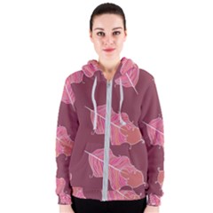 Plumelet Pen Ethnic Elegant Hippie Women s Zipper Hoodie by Sudhe