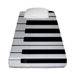 Keybord Piano Fitted Sheet (single Size) by Sudhe