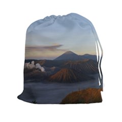 Sunrise Mount Bromo Tengger Semeru National Park  Indonesia Drawstring Pouch (xxl) by Sudhe