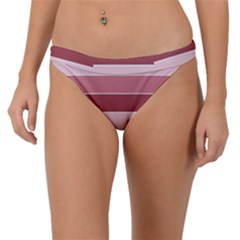 Striped Shapes Wide Stripes Horizontal Geometric Band Bikini Bottom