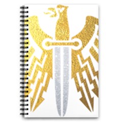 Knife Revenge Emblem Bird Eagle 5 5  X 8 5  Notebook