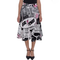 Feminism Collage  Perfect Length Midi Skirt by Valentinaart