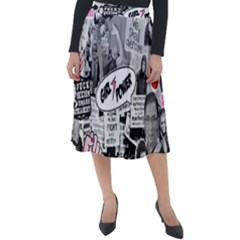 Feminism Collage  Classic Velour Midi Skirt  by Valentinaart