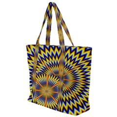 Illusion Head Idea Irritation Zip Up Canvas Bag