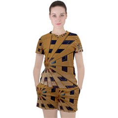 Graphics Assembly Transformation Women s Tee And Shorts Set