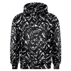 Dark Abstract Print Men s Overhead Hoodie by dflcprintsclothing