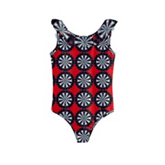 Darts Dart Board Board Target Game Kids  Frill Swimsuit