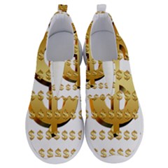 Dollar Money Gold Finance Sign No Lace Lightweight Shoes by Mariart