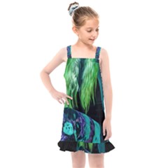 Digital Art Woman Body Part Photo Kids  Overall Dress