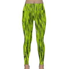 Agricultural Field   Lightweight Velour Classic Yoga Leggings by rsooll