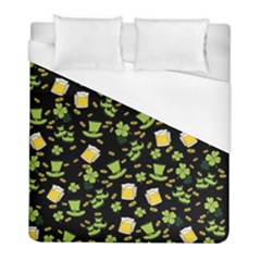 St Patricks Day Pattern Duvet Cover (full/ Double Size) by Valentinaart