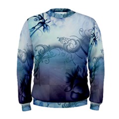 Wonderful Elegant Floral Design Men s Sweatshirt by FantasyWorld7