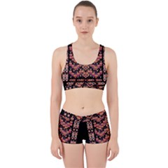 Nature Flower Girls Work It Out Gym Set by pepitasart
