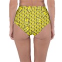 Gilet Jaune Pattern Yellowvests Cowcow Gilet Jaune Pattern Funny Yellow Vests Reversible High-Waist Bikini Bottoms View4