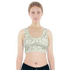 St Patricks Day Pattern Sports Bra With Pocket by Valentinaart