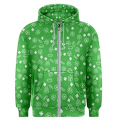 St Patricks Day Pattern Men s Zipper Hoodie by Valentinaart