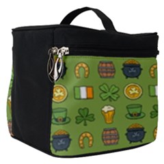 St Patricks Day Pattern Make Up Travel Bag (small) by Valentinaart