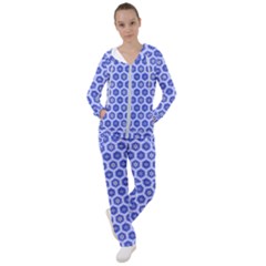 A Hexagonal Pattern Unidirectional Women s Tracksuit