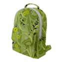 Seamless Pattern Green Garden Flap Pocket Backpack (Large) View1