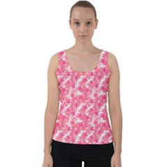 Phlox Spring April May Pink Velvet Tank Top by Pakrebo