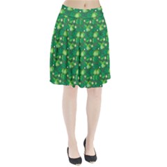 Leaf Clover Star Glitter Seamless Pleated Skirt by Pakrebo