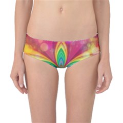 Color Abstract Form Ellipse Bokeh Classic Bikini Bottoms by Pakrebo