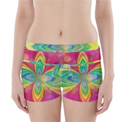 Color Abstract Form Ellipse Bokeh Boyleg Bikini Wrap Bottoms by Pakrebo