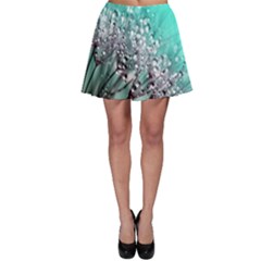 Dandelion Seeds Flower Nature Skater Skirt by Pakrebo